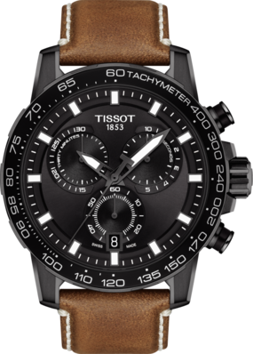Tissot horlogeband T1256173605101 bruin leer