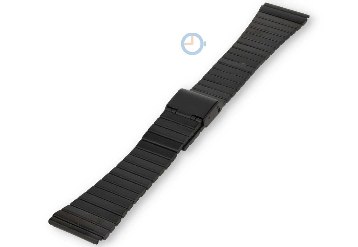 Casio 20mm bandje staal - zwart