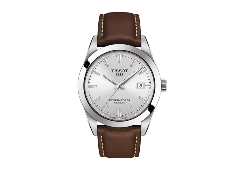 Tissot horlogeband T1274071603100 bruin leer