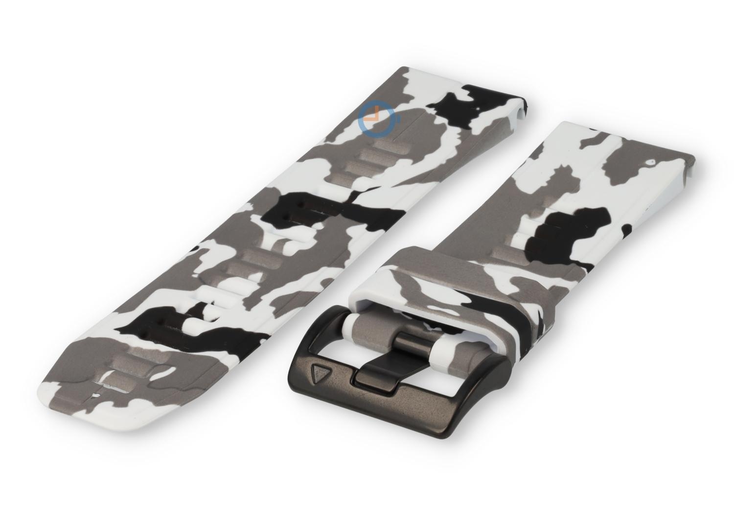 Quick Fit band Garmin Fenix 7X - legerprint - wit