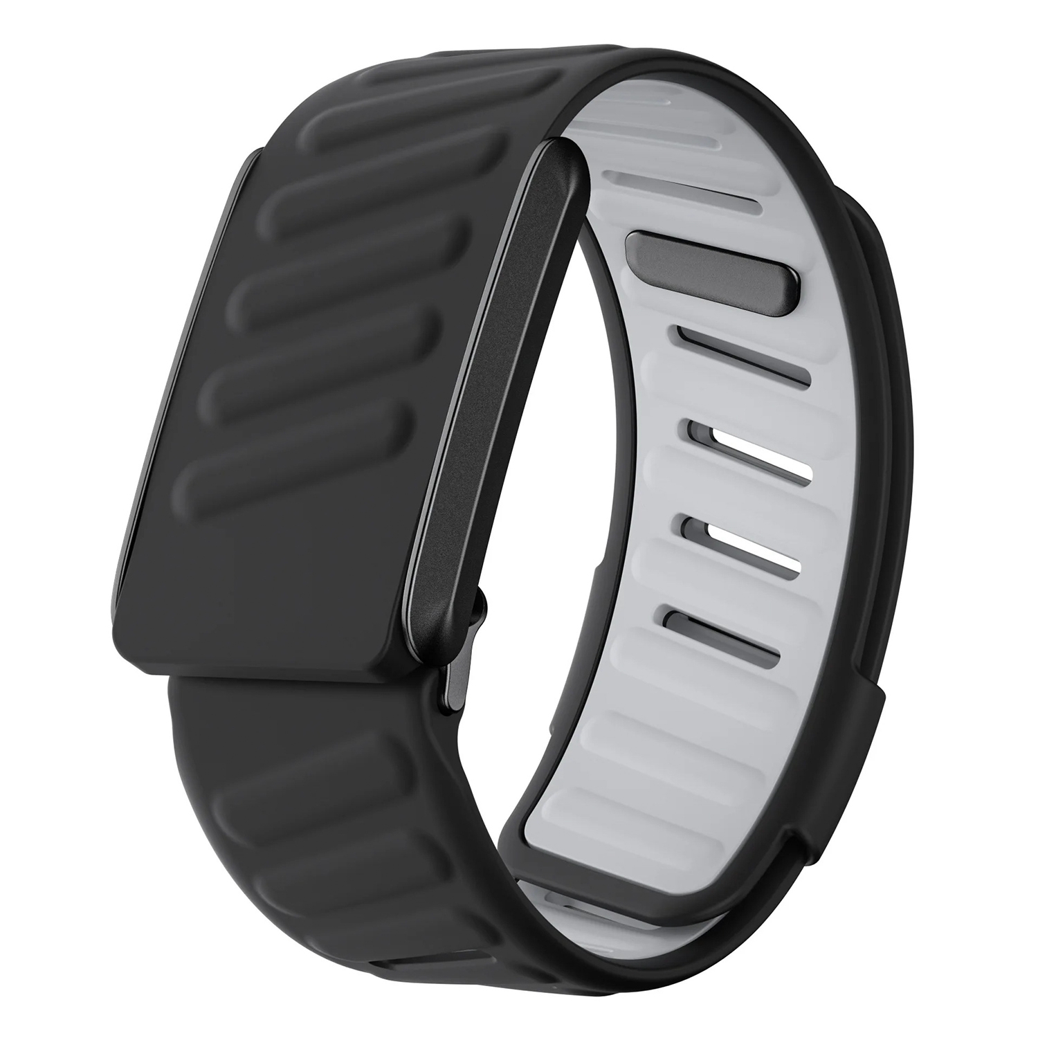 Whoop 4.0 bandje - siliconen - zwart/grijs