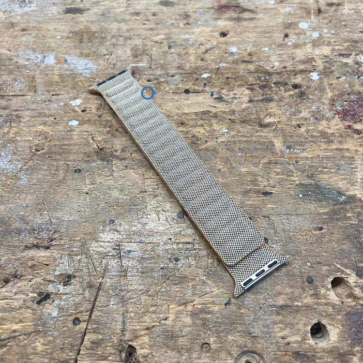 Denim Nylon Magnetic Bandje - Apple Watch 41mm - yellow
