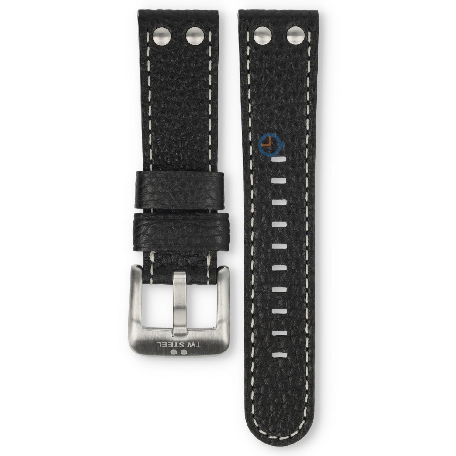 TW STEEL horlogeband TWB22 zwart (22mm)