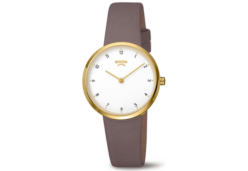 Boccia 3315-03 horlogeband leer