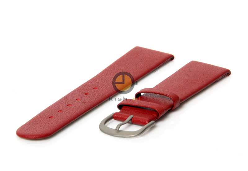 Danish Design horlogeband 18mm leer rood