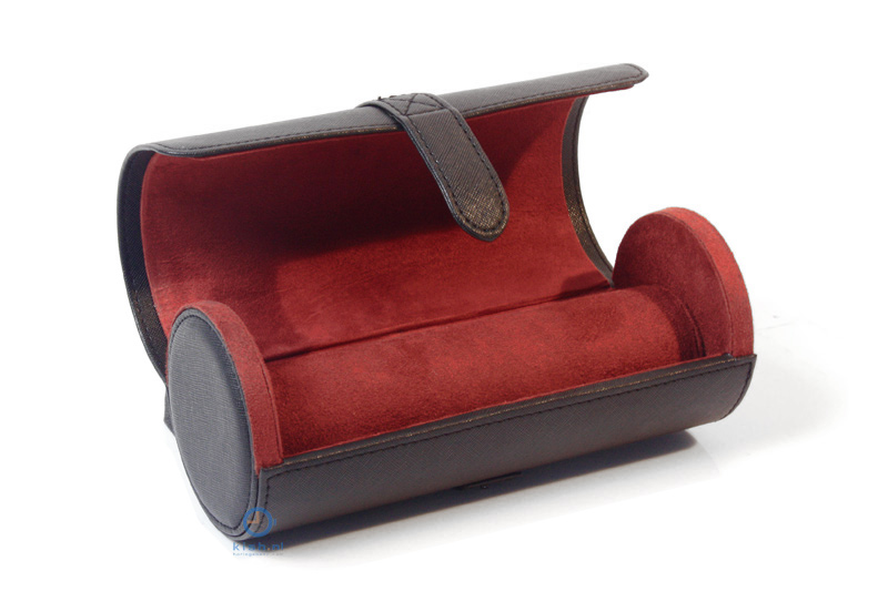 Horloge reiskoker voor 3 horloges zwart