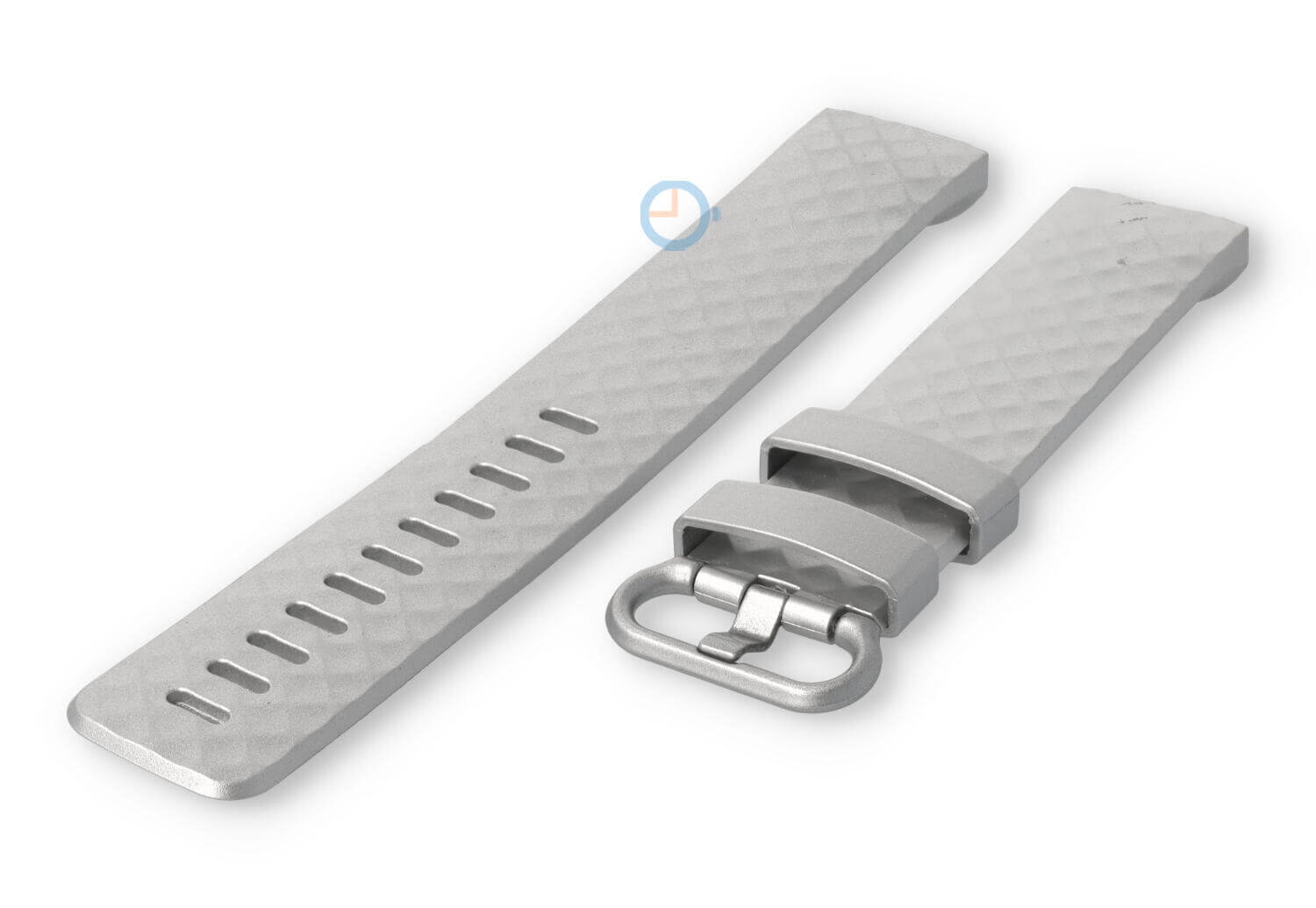 Zilver bandje Fitbit Charge 3/4 - Maat: L