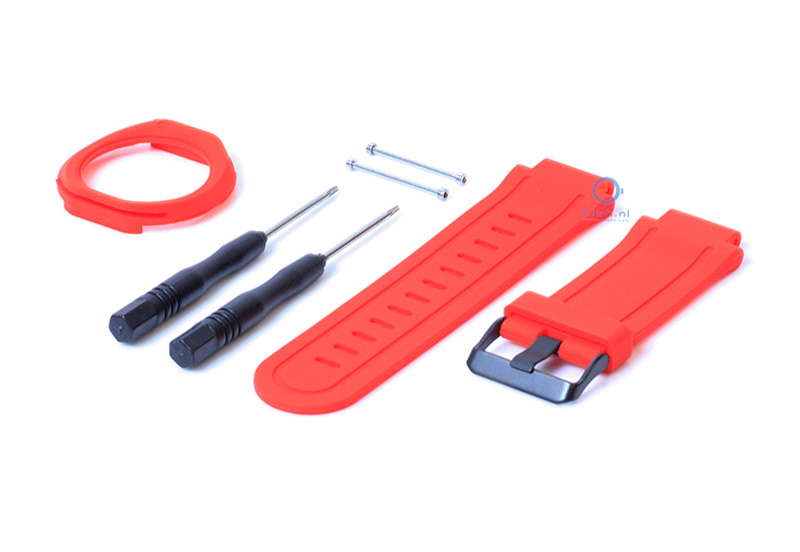 Garmin Forerunner 225 horlogeband rood incl. backcover