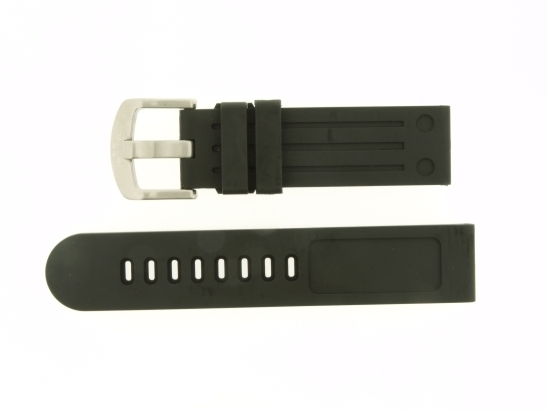 TW Steel Canteen horlogeband zwart - 22mm