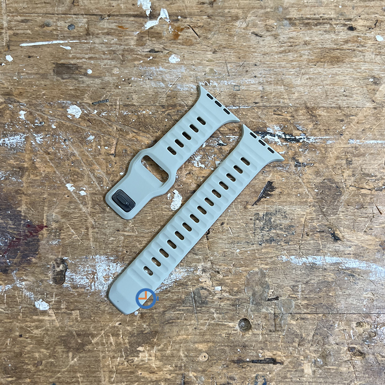 Siliconen horlogebandje Apple Watch 45mm - beige