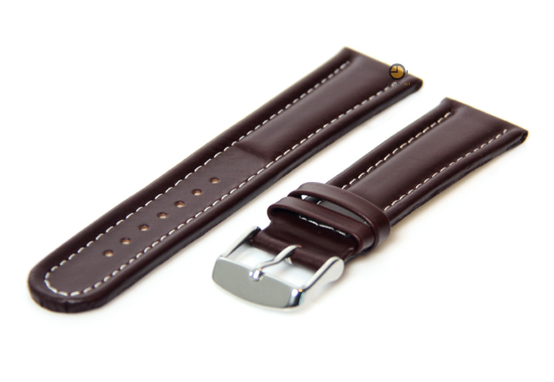 Horlogeband 22mm bruin