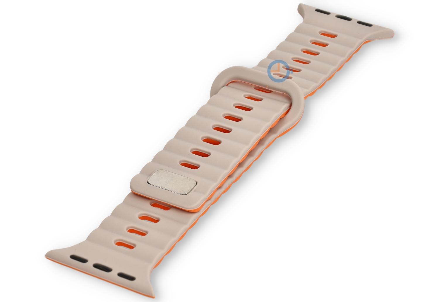 Apple Watch 41mm bandje - Starlight Orange