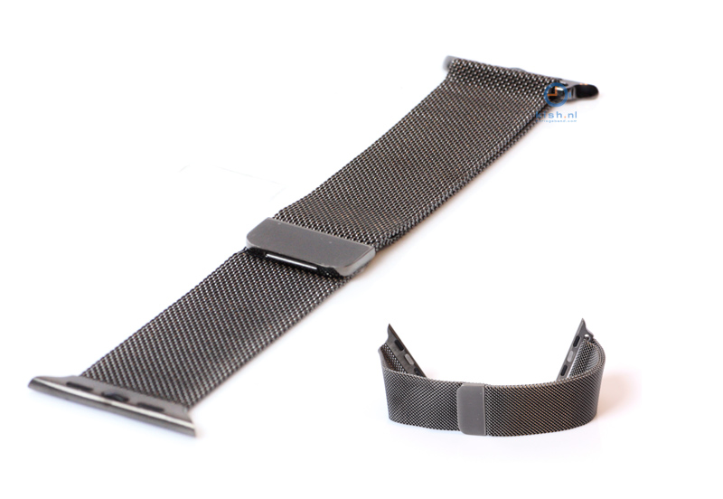 Apple watch horlogeband milanees gunmetal (38mm/40mm)