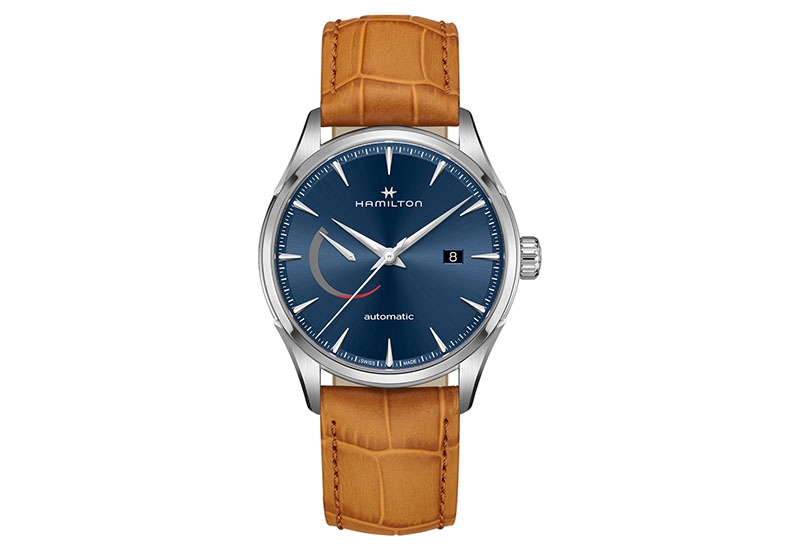 Hamilton horlogeband H32635541 - bruin leer
