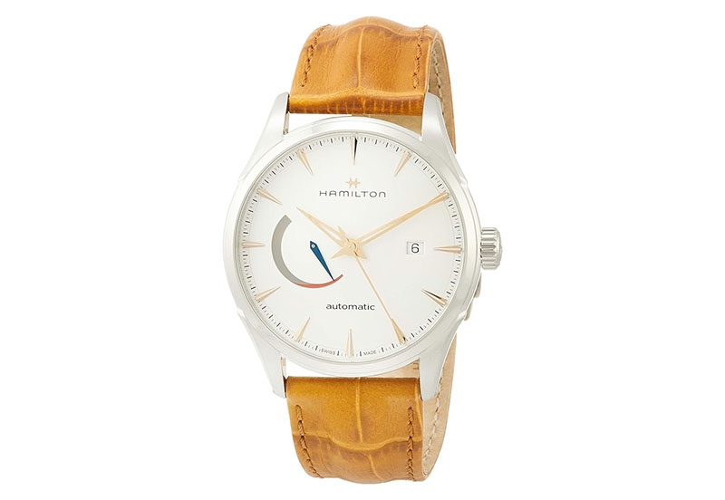 Hamilton horlogeband H32635511 - bruin leer