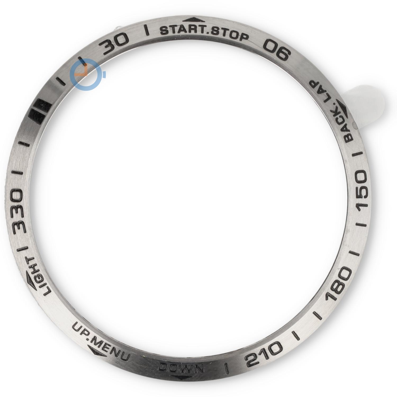 Stalen bezel cover Garmin Fenix 5 - silver