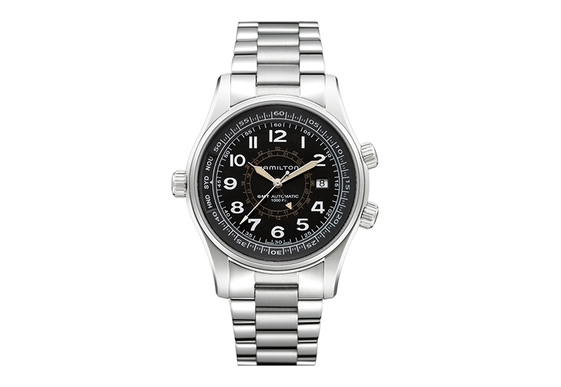 Hamilton horlogeband H77505133 - zilver staal