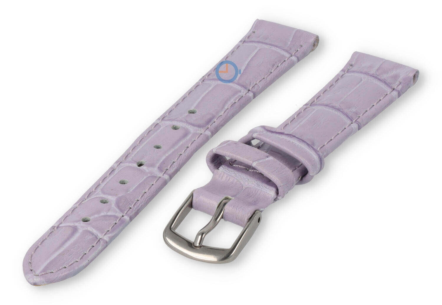 Kleine horlogeband van leer - 14mm - lavendel