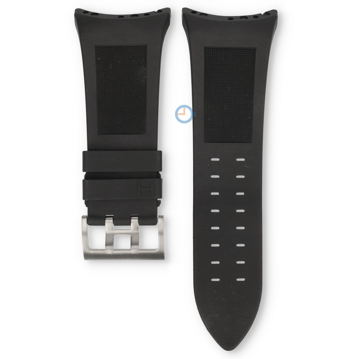Hamilton horlogeband H79715333 - zwart siliconen