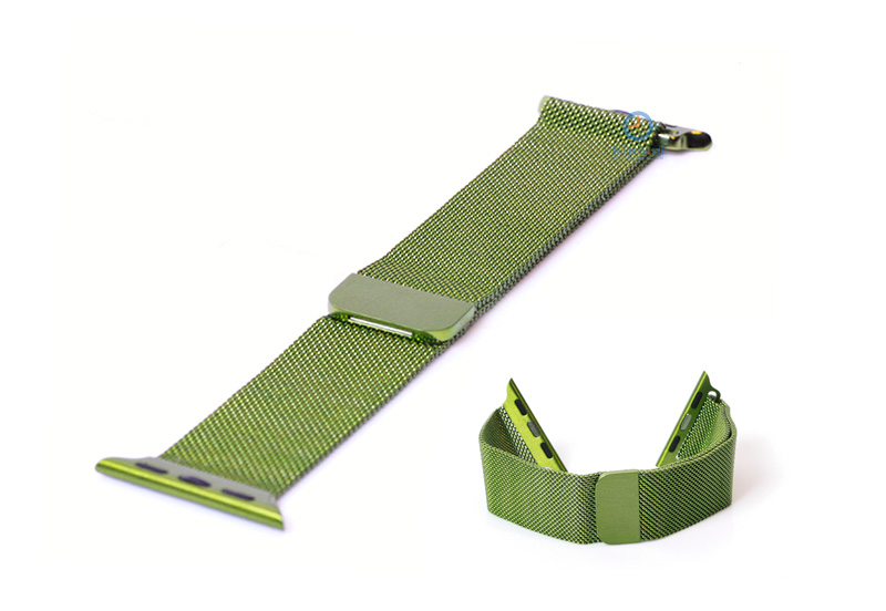 Apple watch horlogeband milanees groen (38mm/40mm)