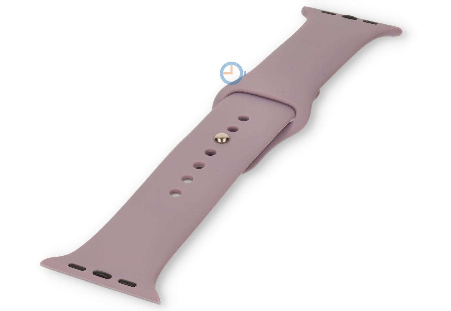 Apple watch bandje siliconen - Wisteria Purple - 38/40/41/42mm (M/L)