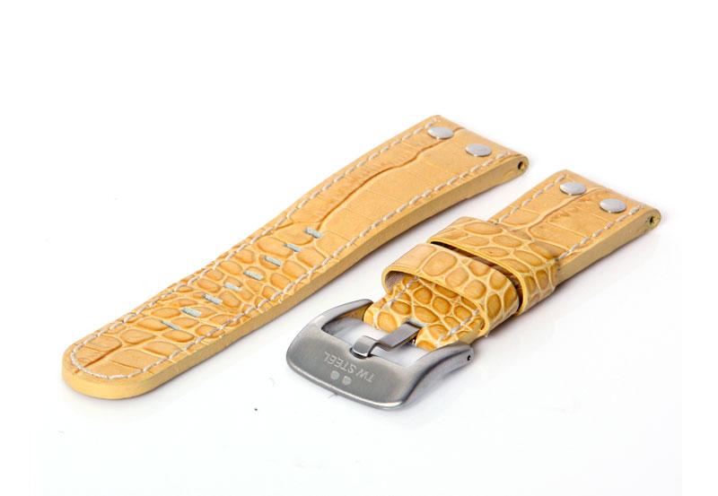 TW STEEL horlogeband Canteen Naturel (22mm)