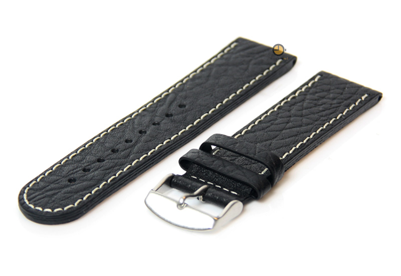 Tauchmeister 1937 horlogeband 22mm zwart