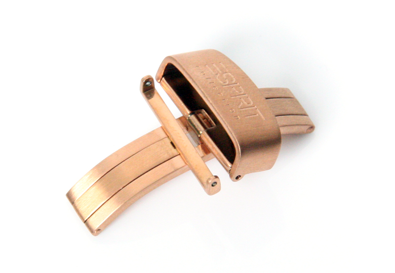 Esprit vlindersluiting rose goud 22mm