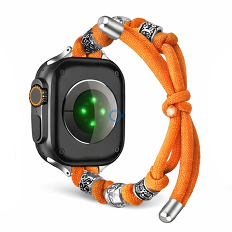 Apple watch Bohemian bandje met bedels (38-40-41-42mm) - oranje