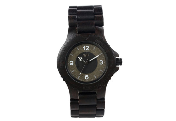 WeWOOD horloge Sirio Black