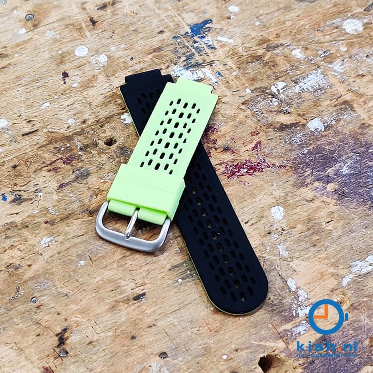 Garmin Approach S2/S4 horlogeband siliconen felgroen/zwart