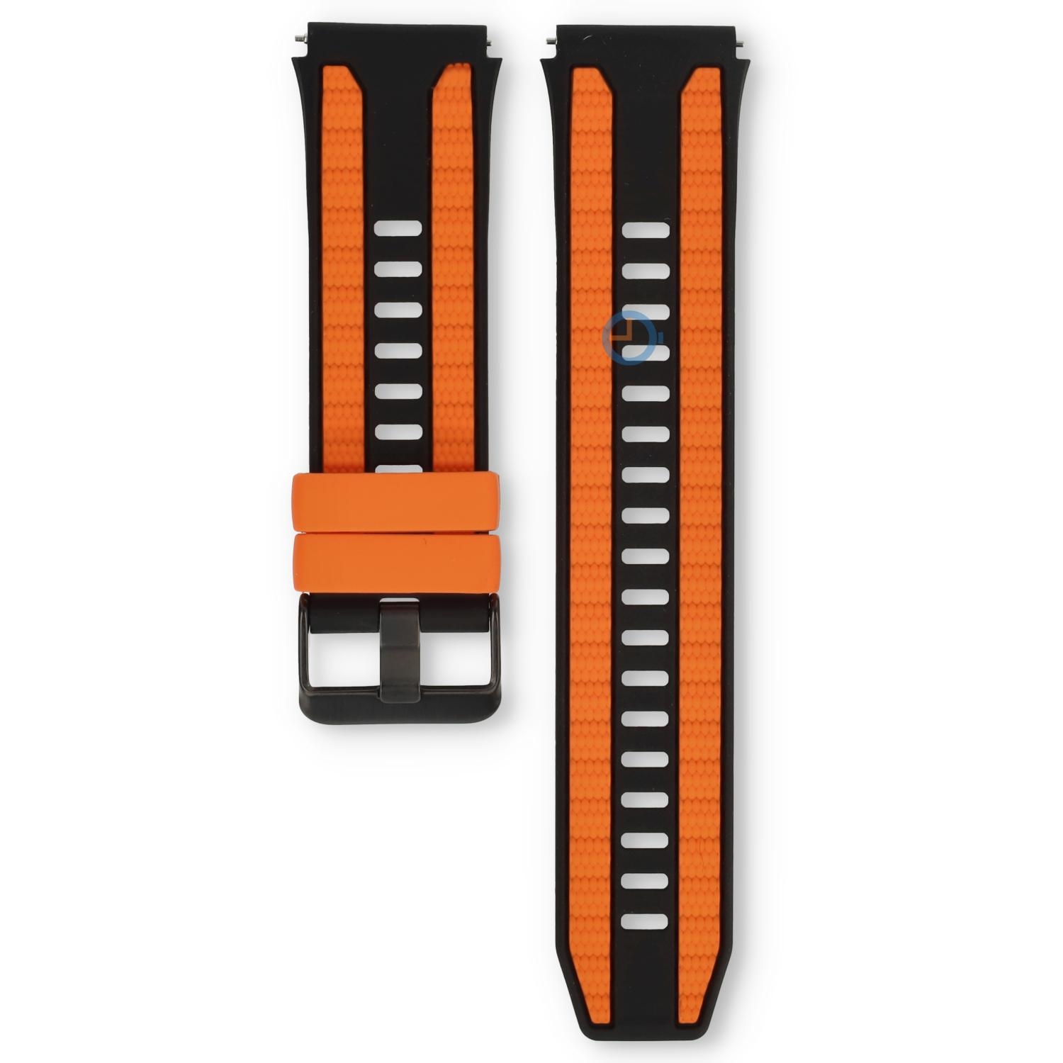 Huawei Ultimate 2 horlogeband - zwart/oranje