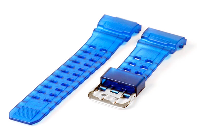 Casio G-Shock GW-9400 horlogeband rubber - blauw transparant