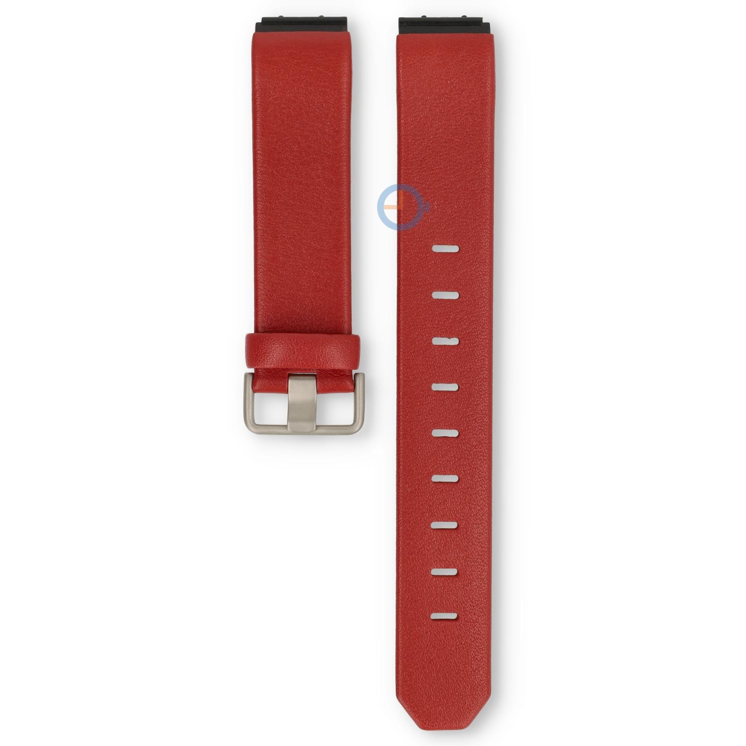 Jacob Jensen horlogeband - 17mm - rood leer