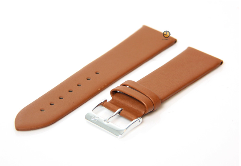 Horlogeband 20mm cognac bruin