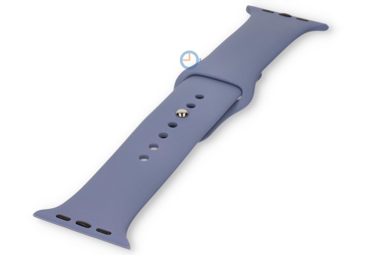 Apple watch bandje siliconen - Grey Purple - 38/40/41/42mm (M/L)