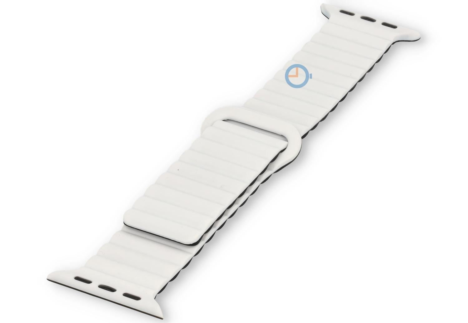Magnetisch bandje Apple Watch 41mm - wit zwart