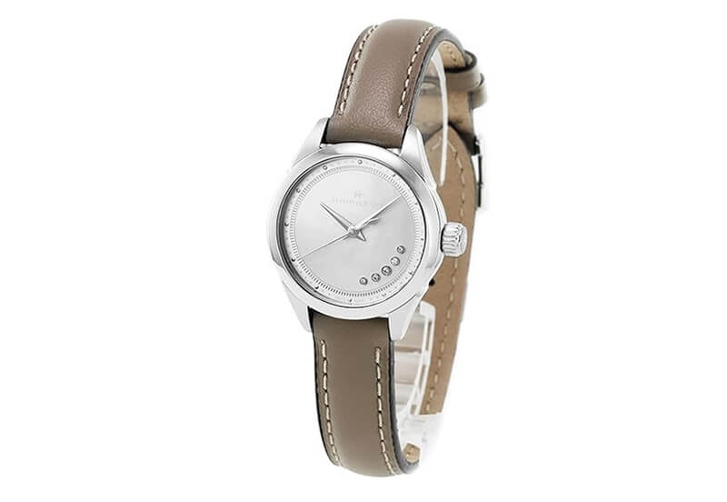 Hamilton horlogeband H32111890 - beige leer
