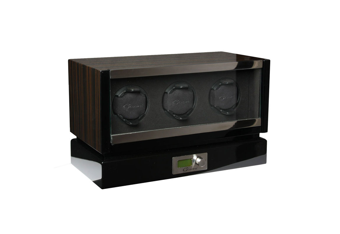 Gisoni Watchwinder Solenzara 3 ebony