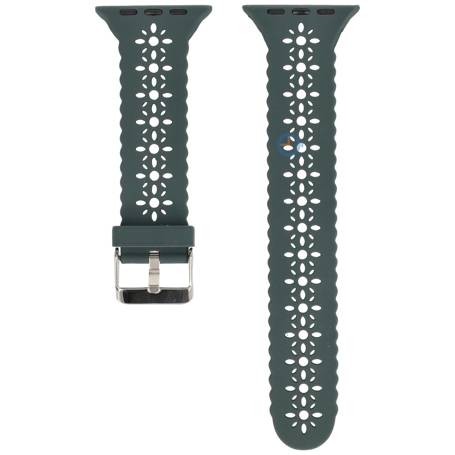 Apple watch bandje - donkergroen kant - 41mm