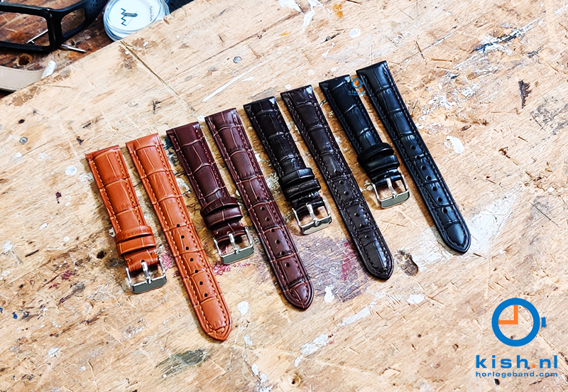 Horlogeband voor Seiko - 18mm - lichtbruin