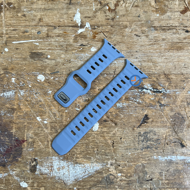 Siliconen horlogebandje Apple Watch 45mm - grijs