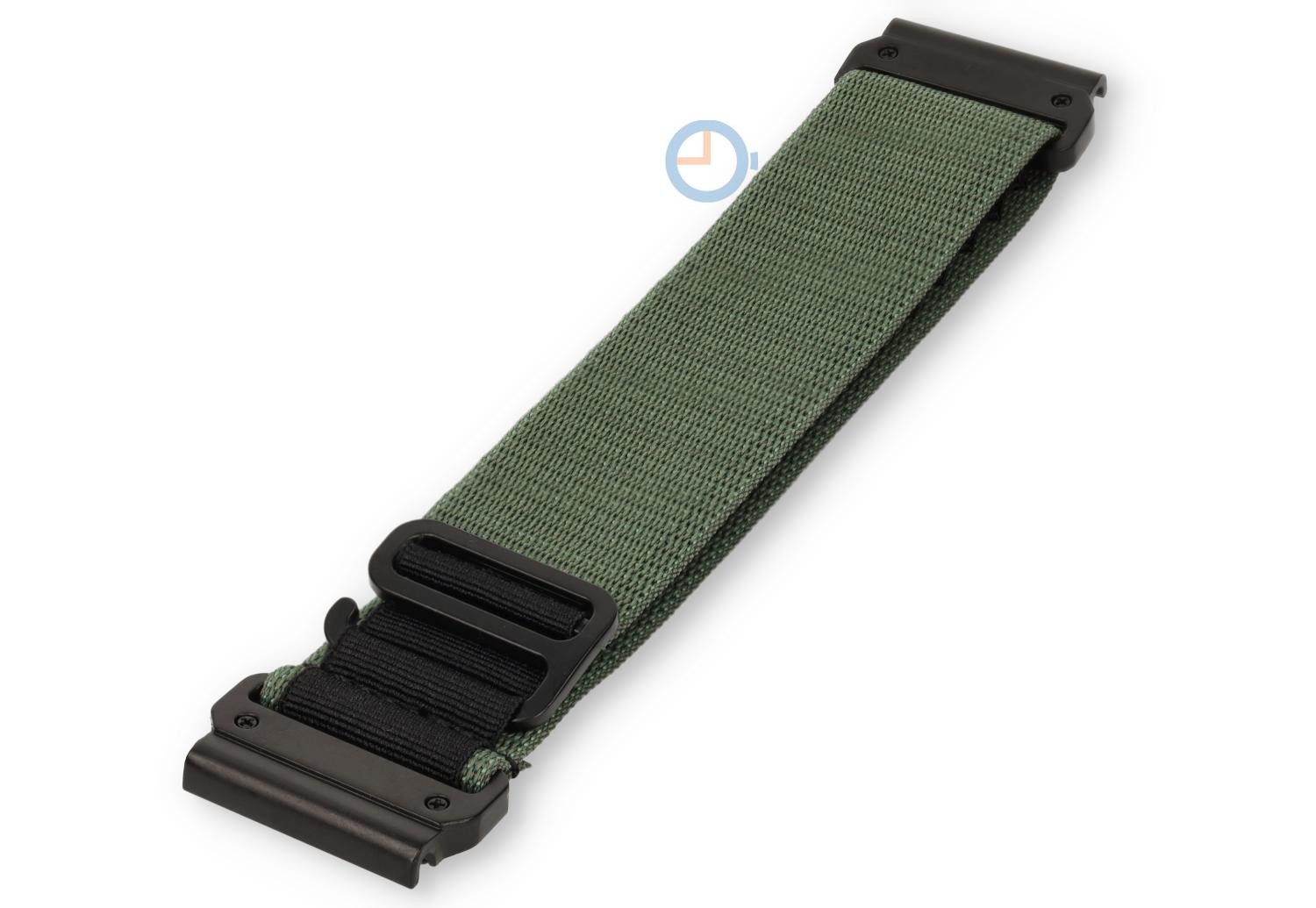 22mm QuickFit Alpine bandje - textiel - green/black