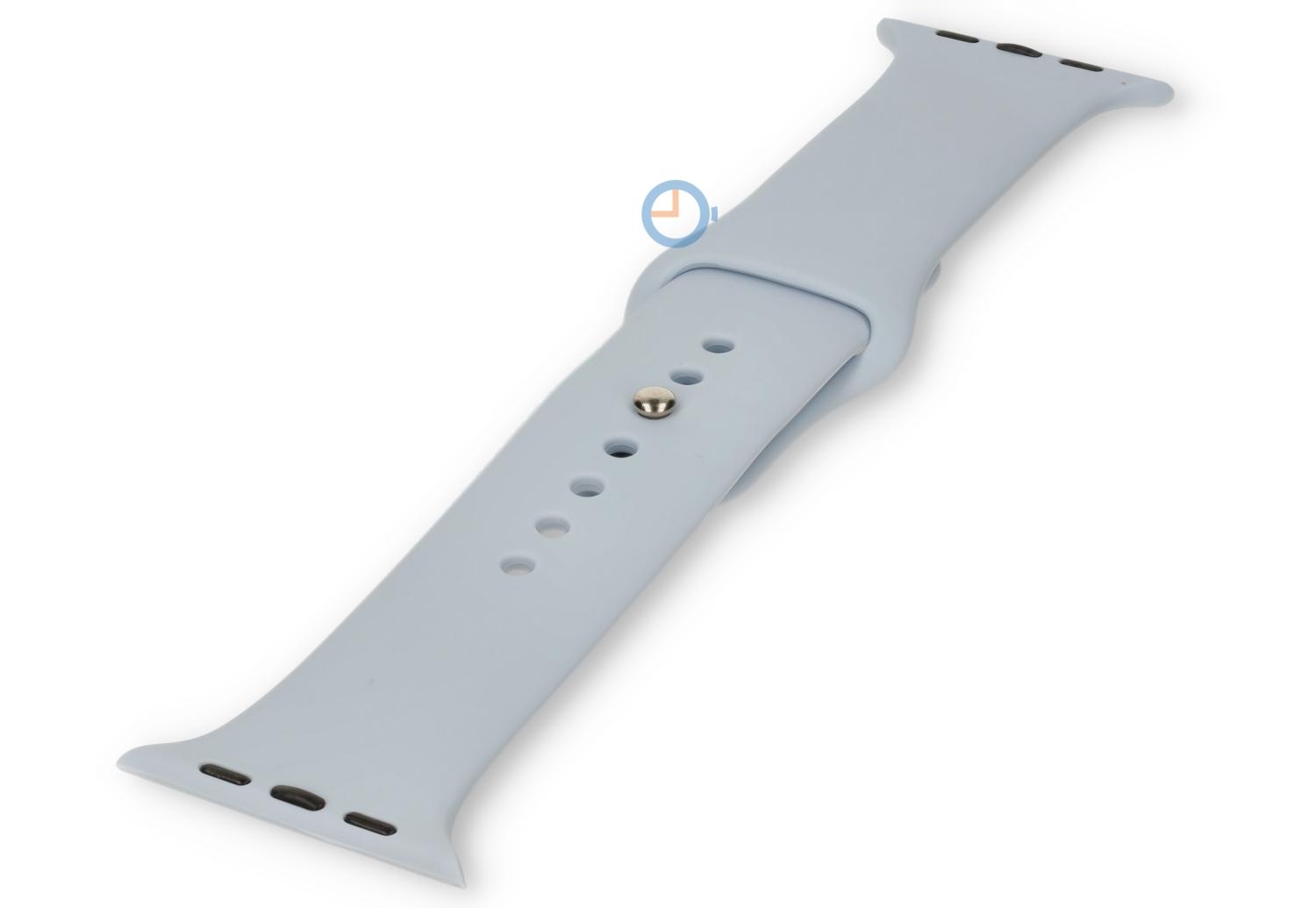 Apple watch bandje siliconen - Powder Blue - 38/40/41/42mm (M/L)
