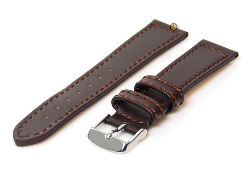 Horlogeband 22mm bruin