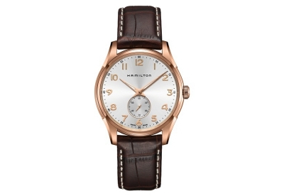 Hamilton horlogeband H38441553 - bruin leer