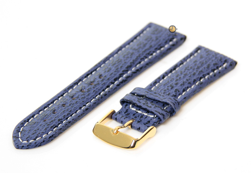 Horlogeband 22mm blauw