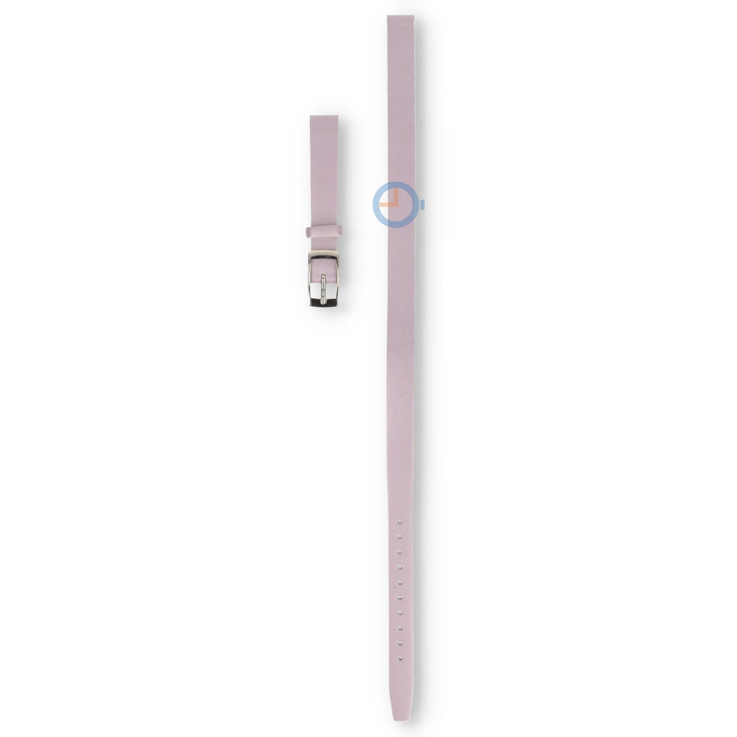 Universele 11mm paars leren horlogeband - Pulsar