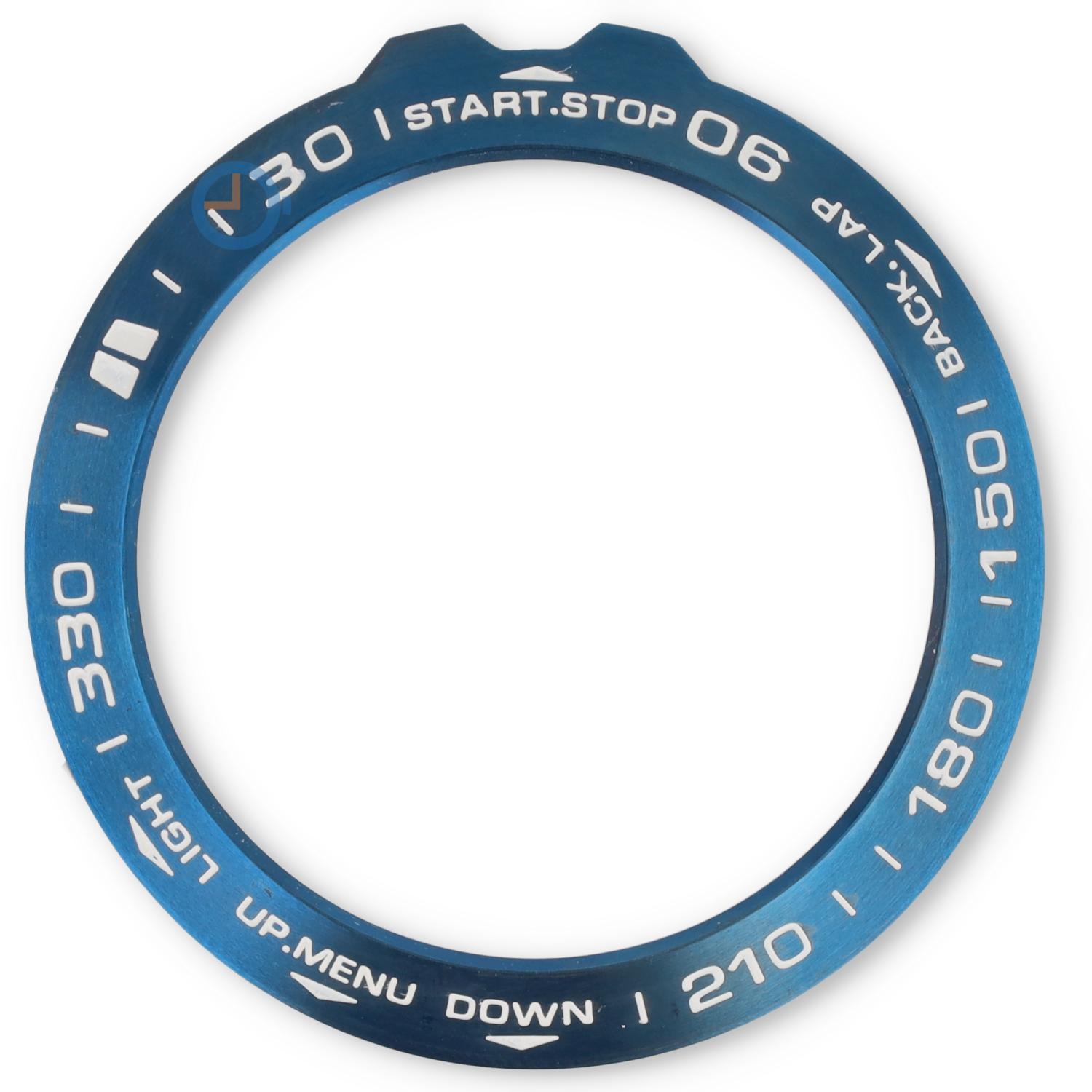 Stalen bezel cover Garmin Fenix 5X - blue