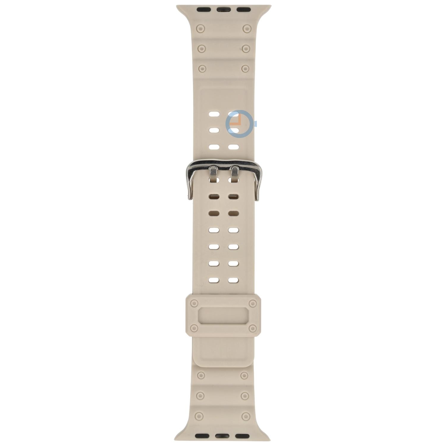 Casio style Apple Watch bandje - 41mm - grijs